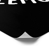 Easy Peasy Lemon Squeezy Funny Fruit Pun Dark BG Poster (Hoek)