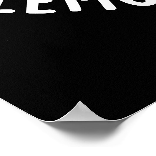 Easy Peasy Lemon Squeezy Funny Fruit Pun Dark BG Poster (Hoek)