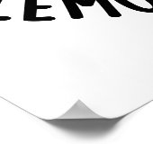 Easy Peasy Lemon Squeezy Funny Fruit Pun Poster (Hoek)