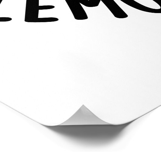 Easy Peasy Lemon Squeezy Funny Fruit Pun Poster (Hoek)