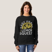 Easy Peasy Lemon Squeezy Funny Lemonade Fruit Love Trui (Voorkant volledig)