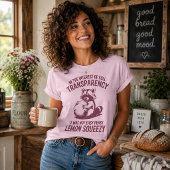 Easy Peasy Lemon Squeezy Grappige Wasbeer T-shirt