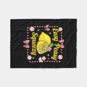 Easy Peasy Lemon Squeezy Limonade Bemanning Grappi Fleece Deken (Voorkant (Horizontaal))