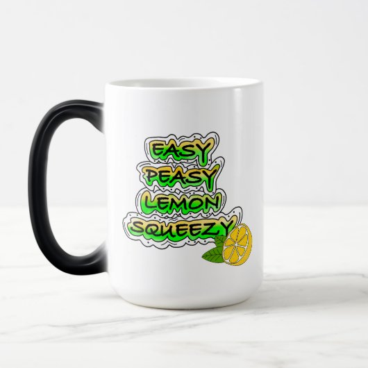 Easy Peasy Lemon Squeezy Magische Mok (Links)