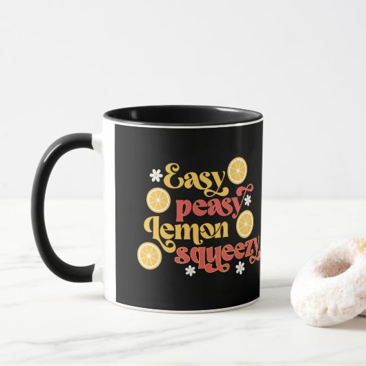 Easy Peasy Lemon Squeezy Mok (Met donut)