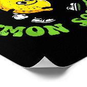 Easy Peasy Lemon Squeezy Peace Funny Saying Men Wo Poster (Hoek)