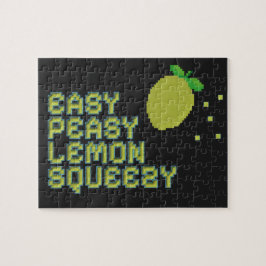 Easy Peasy Lemon Squeezy Pixel Art Puzzel