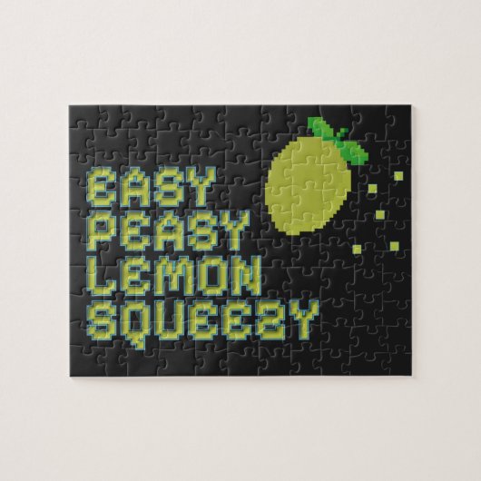 Easy Peasy Lemon Squeezy Pixel Art Puzzel (Horizontaal)