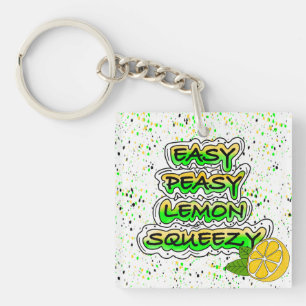 Easy Peasy Lemon Squeezy Sleutelhanger
