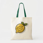 Easy Peasy Lemon Squeezy Tote Bag (Voorkant)