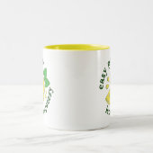 Easy Peasy, Lemon Squeezy Tweekleurige Koffiemok (Center)
