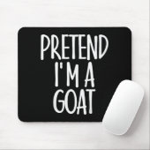 Easy Pretend I'm Goat Costume Gift Funny Farmer Ha Muismat (Met muis)