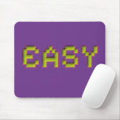 EASY Retro Pixel Art Gaming Muismat - 3D Neon De (Met muis)