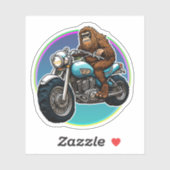 Easy Rider Motorcycle Daddy Sasquatch Sticker (Vel)