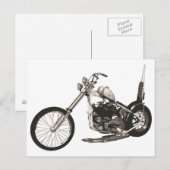 Easy Rider Motorcycle - Hollywoodkapperskaart Briefkaart (Voorkant / Achterkant)