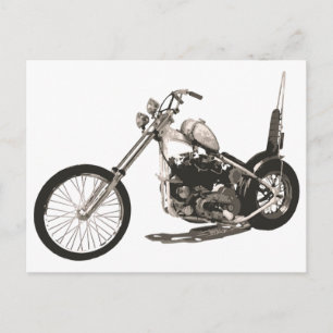 Easy Rider Motorcycle - Hollywoodkapperskaart Briefkaart