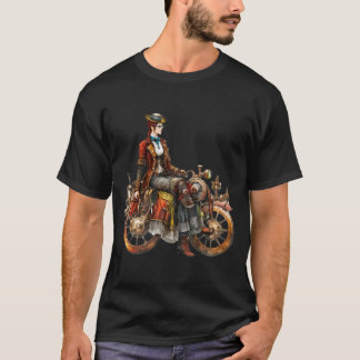 Easy Rider Vrouw Klassieke Motorcycle T-shirt