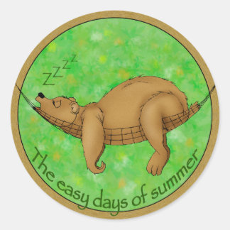 Easy Summer beer Ronde Sticker