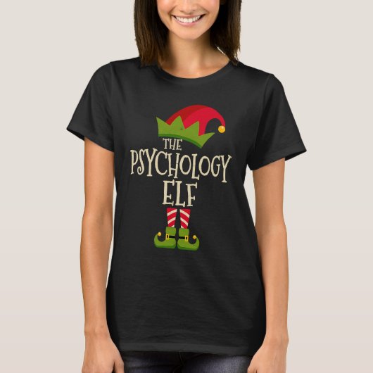 Easy The Psychology Elf Costume Family Group  Chri T-shirt (Voorkant)
