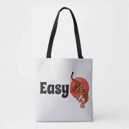 Easy Tiger Canvas tas – Fierce Style (Voorkant)