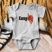 "Easy Tiger" Grappige Baby Bodysuit – Vet en speel