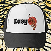 "Easy Tiger" Grappige Trucker Hoed – Vette Typogra Pet