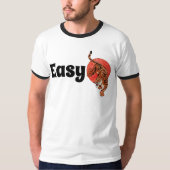 "Easy Tiger" Grappige typografie shirt – Krachtig (Voorkant)