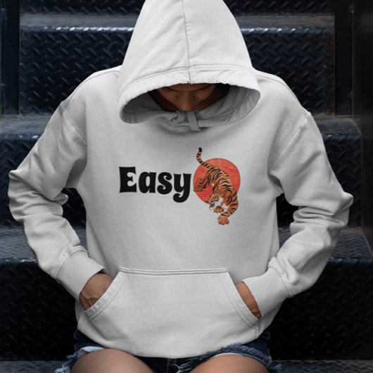 Easy Tiger Hoodie – Sarcastische Comfort