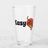 Easy Tiger Pintglas – Krachtige typografie Glas (Voorkant)
