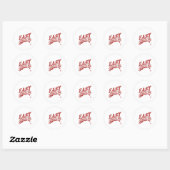 Easy Tiger Retro Distressed  Ronde Sticker (Vel)