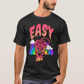 EASY Tiger Retro Regenboog Shirt – Fierce & Fun (Voorkant)