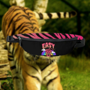 EASY Tijger Retro Regenboog Heuptasje Tijgerstrepe