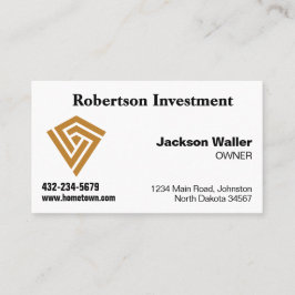 Easy to Read Calling Card for Any Business Visitekaartje