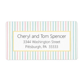 Easy To Read Multi Color Return Address Label