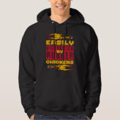 Easyly Distracted Rubber Chicken Hoodie (Voorkant)