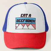 "Eat A" Beefsdick Trucker Hat Pet (Voorkant)
