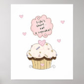 Eat A Cupcake Poster (Voorkant)