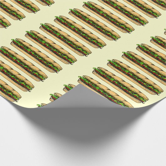 Eat a Hoagie Day Cadeaupapier (Hoek)