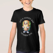 Eat a Hoagie Day, Funny Food Feestdagen Tri-Blend Shirt (Voorkant)