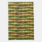 Eat A Hoagie Day Theedoek (Verticaal)