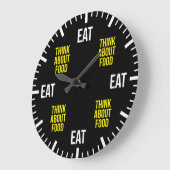 Eat and Think about food - Grappig Grote Klok (Hoek)