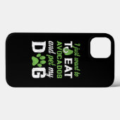 Eat Avocados Pet My Dog Funny Vegan Hondenliefhebb Case-Mate iPhone Case (Achterkant (horizontaal))