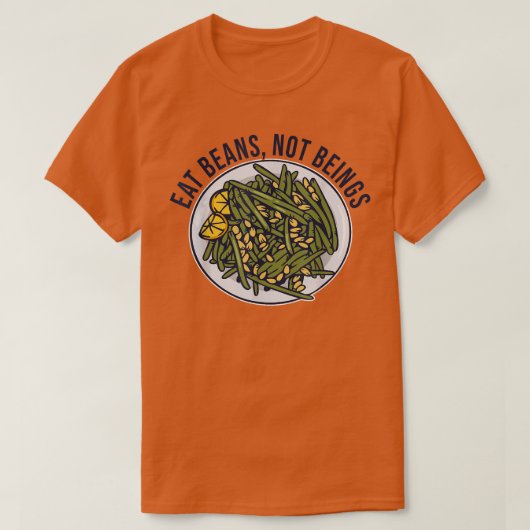 Eat Bans not Beings - Funny Vegan & Vegetarian 45 T-shirt (Design voorkant)