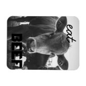 "Eat Beef" Calf Magnet Magneet (Horizontaal)