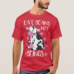 Eat bonen zijn geen grappige Koe op basis van het T-shirt