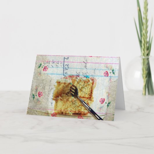Eat Cake Kaart (Voorkant)