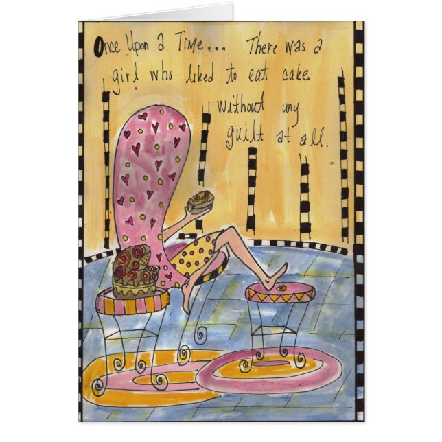 Eat Cake without Guilt card (Voorkant)