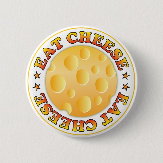 Eat Cheese Ronde Button 5,7 Cm (Voorkant)