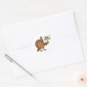 Eat Chicken Ronde Sticker (Envelop)