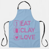 Eat Clay Love - Funny Women's Pottery Gift Schort (Voorkant)